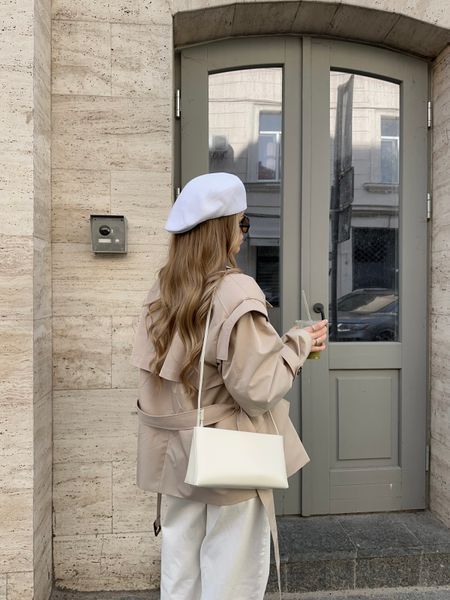 Cannes Leather Bag. Жіноча сумка молочна з натуральної шкіри CLB4 фото