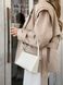 Cannes Leather Bag. Жіноча сумка молочна з натуральної шкіри CLB4 фото 4