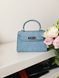 Mini Kelly Jeans Bag. Жіноча сумочка блакитна під джинс MKJB фото 3