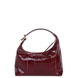 Capri Leather Bag. Жіноча сумка бордова лакована з натуральної шкіри CPR3 фото 1