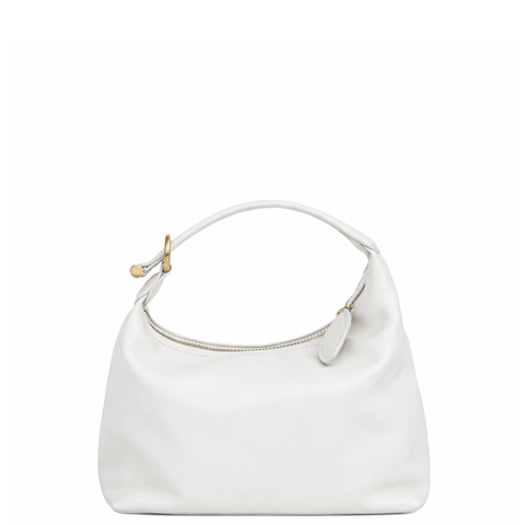 Capri Leather Bag. Жіноча сумка біла з натуральної шкіри CPR4 фото