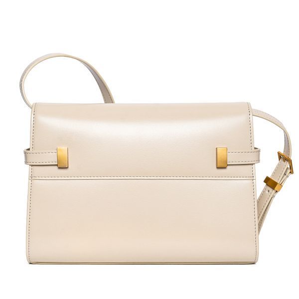 Mini Manhattan Leather Bag. Жіноча сумка бежева з натуральної шкіри  [Передзамовлення. Надходження з 5 серпня]  MLBS1 фото