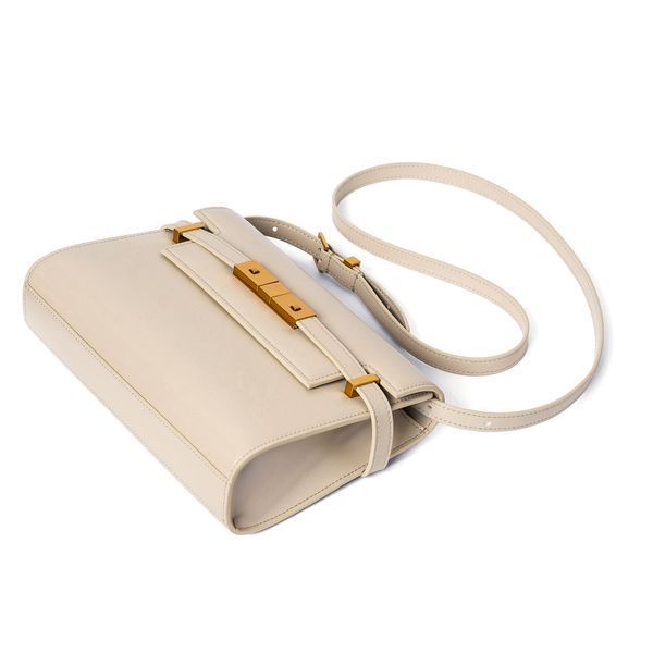 Mini Manhattan Leather Bag. Жіноча сумка бежева з натуральної шкіри  [Передзамовлення. Надходження з 5 серпня]  MLBS1 фото