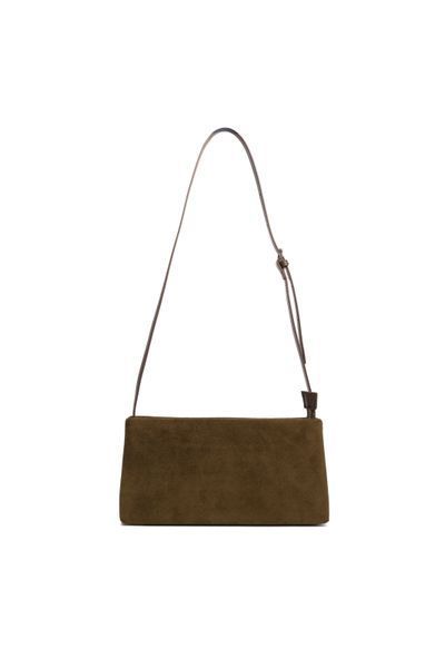 Cannes Suede Bag. Жіноча сумка сіра з натуральної замші CANSB2 фото
