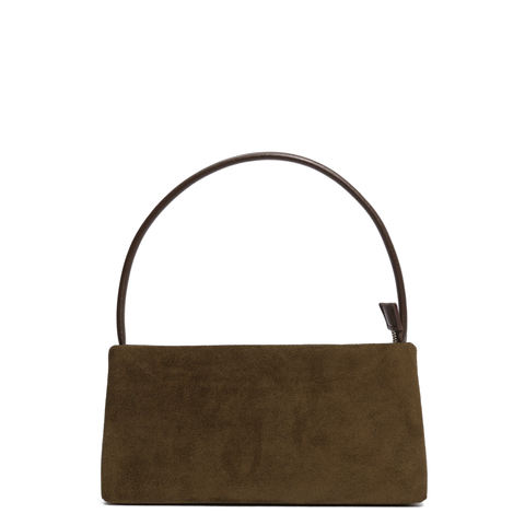 Cannes Suede Bag. Жіноча сумка сіра з натуральної замші CANSB2 фото
