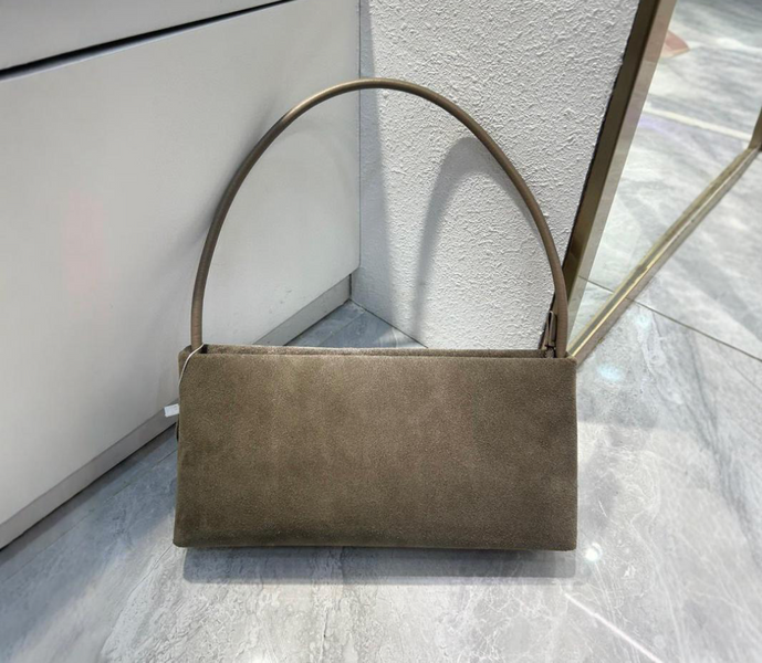 Cannes Suede Bag. Жіноча сумка сіра з натуральної замші CANSB2 фото