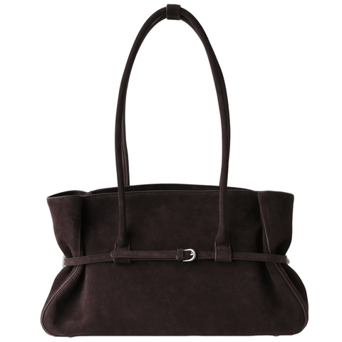 Liora Suede Bag. Жіноча сумка коричнева в натуральній замші  [Передзамовлення. Надходження з 7 вересня]  LIOS1 фото