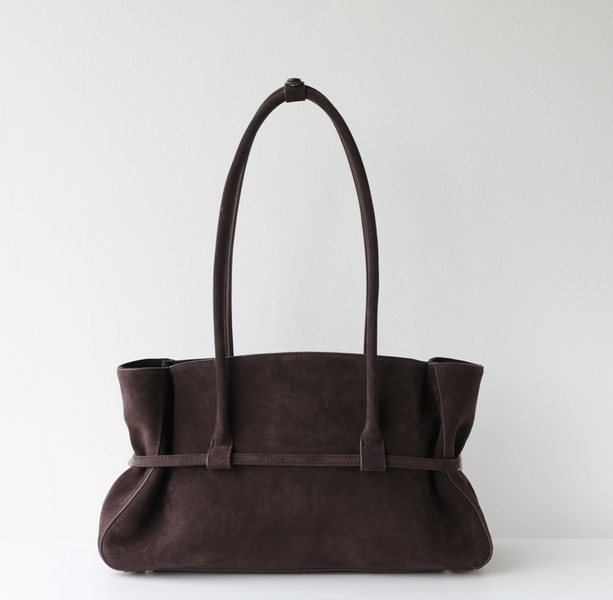 Liora Suede Bag. Жіноча сумка коричнева в натуральній замші  [Передзамовлення. Надходження з 7 вересня]  LIOS1 фото