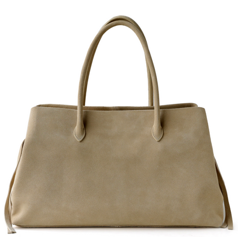 Tivoli Suede Bag. Жіноча сумка бежева з натуральної замші TVL2 фото