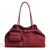 Verona Suede-Leather Bag. Жіноча сумка червона з натуральної замші і шкіри VSLB3 фото