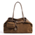 Verona Suede-Leather Bag. Жіноча сумка коричнева з натуральної замші і шкіри VSLB4 фото