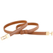 Leather Belt #3. Ремінець коричневий з натуральної шкіри з золотою фурнітурою BELT#3-2 фото