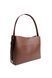 Luca Leather Bag Medium. Жіноча сумка темно-коричнева з натуральної шкіри LLBM1 фото 4