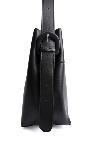 Luca Leather Bag Medium. Жіноча сумка чорна з натуральної шкіри LLBM2 фото