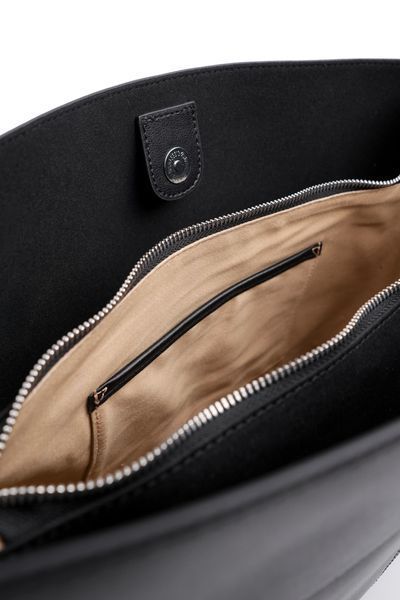 Luca Leather Bag Medium. Жіноча сумка чорна з натуральної шкіри LLBM2 фото