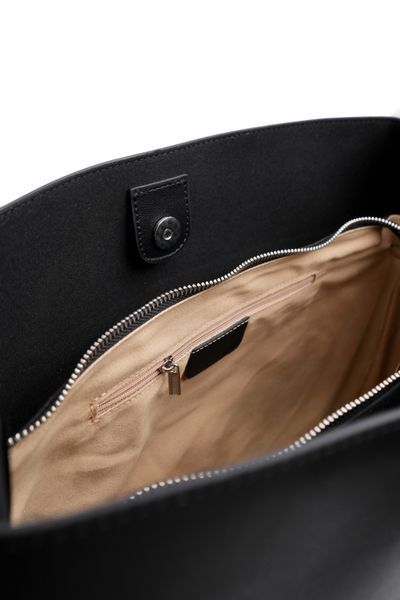Luca Leather Bag Medium. Жіноча сумка чорна з натуральної шкіри LLBM2 фото