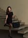 Luca Leather Bag Medium. Жіноча сумка чорна з натуральної шкіри LLBM2 фото 4