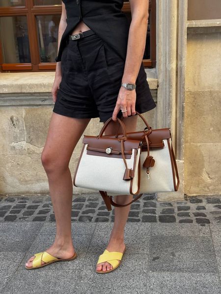 Kaya Leather Bag Large. Жіноча сумка з натуральної шкіри коричнева з білим  [Передзамовлення. Надходження з 27-го травня]  KALEB1 фото