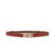 Leather Belt #7. Ремінець червоний з натуральної шкіри з золотою фурнітурою BELT#7-9 фото 1