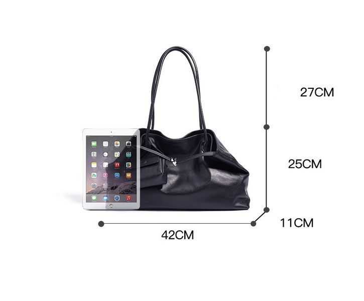 Verona Leather Bag. Жіноча сумка чорна з натуральної шкіри VELB2 фото