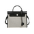 Kaya Leather Bag Large. Жіноча сумка з натуральної шкіри чорна з білим [Передзамовлення. Надходження з 15-го травня]  KALEB3 фото