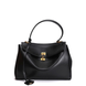 Rodeo Bag Small. Жіноча сумка чорна з золотою фурнітурою з натуральної шкіри RBSG фото 1