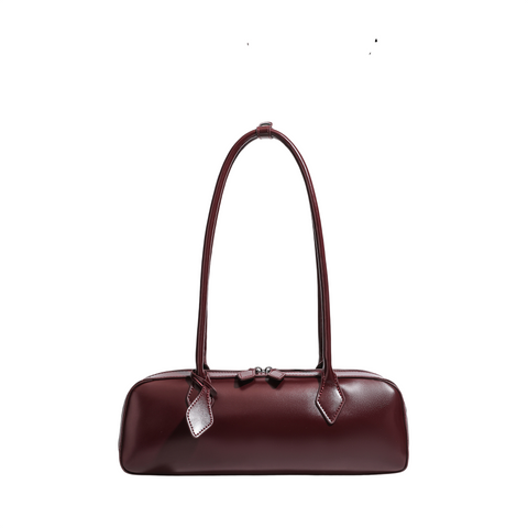 Portofino Leather Bag. Жіноча сумка бордова з натуральної шкіри PORTLB1 фото