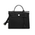 Kaya Leather Bag Large. Жіноча сумка чорна з натуральної шкіри KALEB5 фото