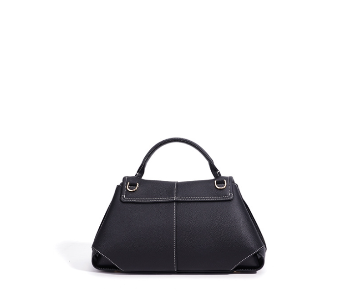 Fuji Leather Bag. Жіноча сумка чорна з натуральної шкіри FULB1 фото