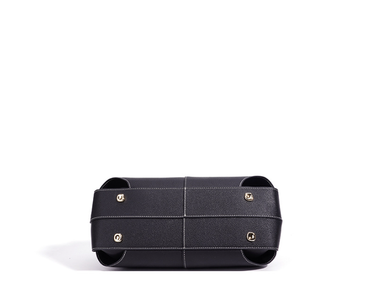 Fuji Leather Bag. Жіноча сумка чорна з натуральної шкіри FULB1 фото