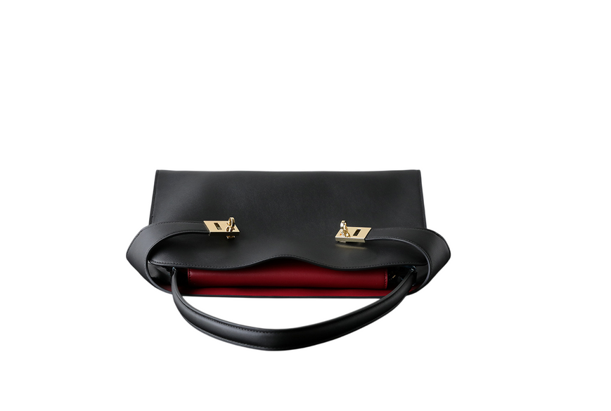 Monaco Leather Bag. Жіноча сумка чорна з натуральної шкіри  [Передзамовлення. Надходження з 25 червня]  MOLB1 фото