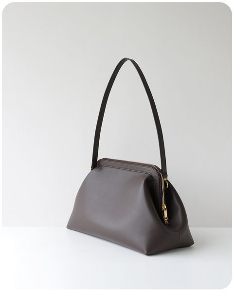 Etna Leather Bag. Жіноча сумка темно-коричнева з натуральної шкіри ETLB1 фото