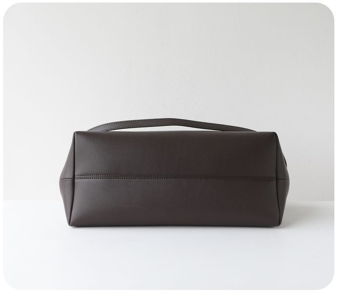 Etna Leather Bag. Жіноча сумка темно-коричнева з натуральної шкіри ETLB1 фото