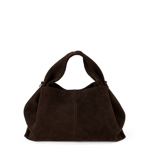 Antwerp Suede Bag. Жіноча сумка темно-коричнева з натуральної замші ANSB1 фото