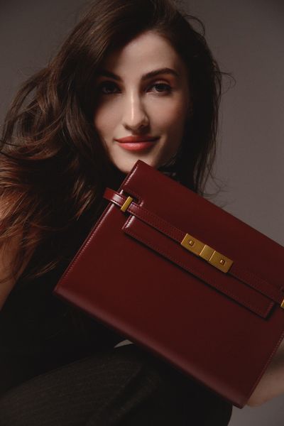 Manhattan Leather Bag. Жіноча сумка бордова з натуральної шкіри MLB3 фото