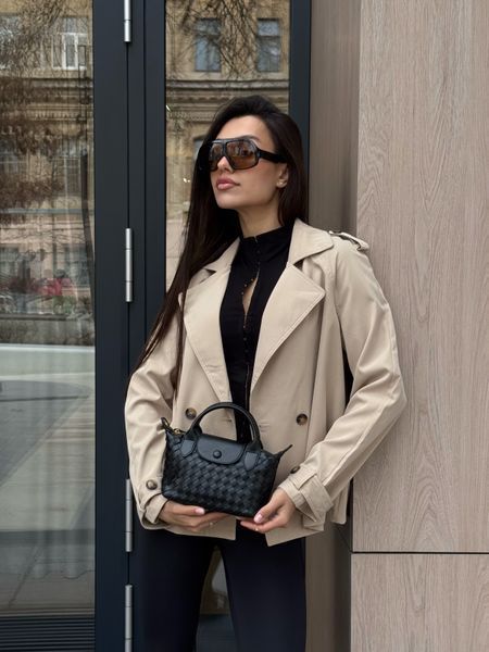 Arezzo Bag. Жіноча сумка чорна з екошкіри ARB3 фото