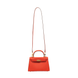 Mini Kelly Leather Bag. Жіноча сумка червона з натуральної шкіри MKLB фото 3