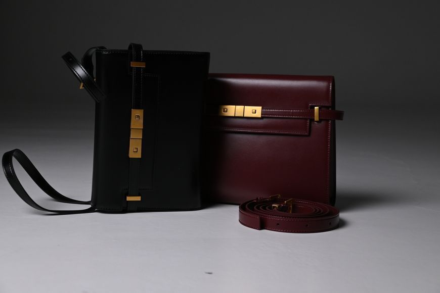 Manhattan Leather Bag. Жіноча сумка бордова з натуральної шкіри MLB3 фото