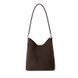 Ravenna Suede Bag. Жіноча сумка темно-коричнева з натуральної замші RASB2 фото 1