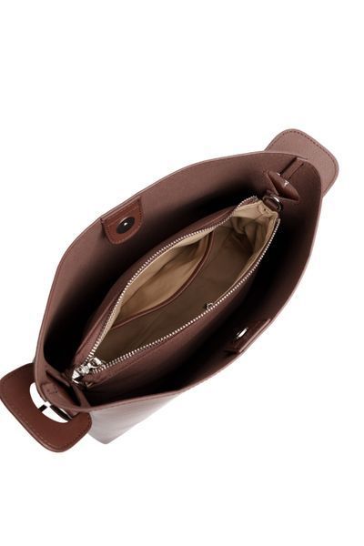 Luca Leather Bag Small. Жіноча сумка темно-коричнева з натуральної шкіри LLBS1 фото