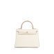 Mini Kelly Leather Bag. Жіноча сумка молочна з натуральної шкіри MKLB фото