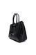 Barcelo Leather Bag Large. Жіноча сумка чорна зі срібною фурнітурою з натуральної шкіри BLBL2 фото 5