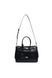 Barcelo Leather Bag Large. Жіноча сумка чорна зі срібною фурнітурою з натуральної шкіри BLBL2 фото 7