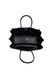 Barcelo Leather Bag Large. Жіноча сумка чорна зі срібною фурнітурою з натуральної шкіри BLBL2 фото 13