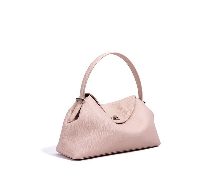 Lugano Leather Bag. Жіноча сумка рожева з натуральної шкіри LULB3 фото