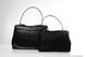 Rodeo Bag Medium. Жіноча сумка чорна зі срібною фурнітурою з натуральної шкіри RBL фото 19