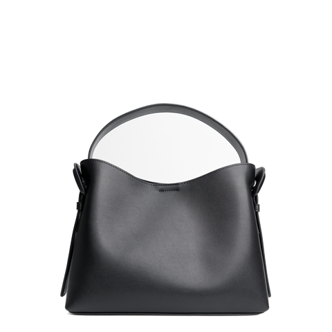 Luca Leather Bag Small. Жіноча сумка чорна з натуральної шкіри LLBS2 фото