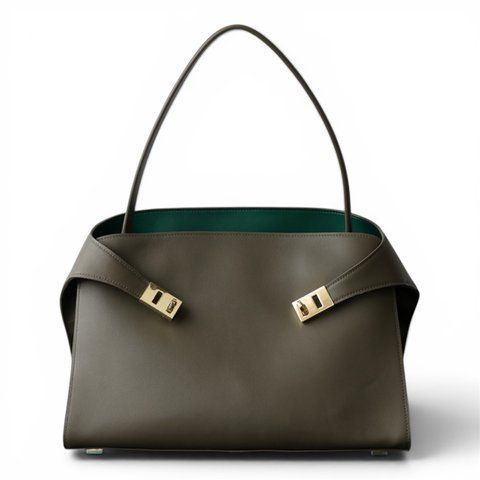 Monaco Leather Bag. Жіноча сумка оливкова з натуральної шкіри MOLB2 фото