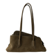 Oxford Leather Bag. Жіноча сумка темно-зелена з натуральної шкіри OXFL2 фото
