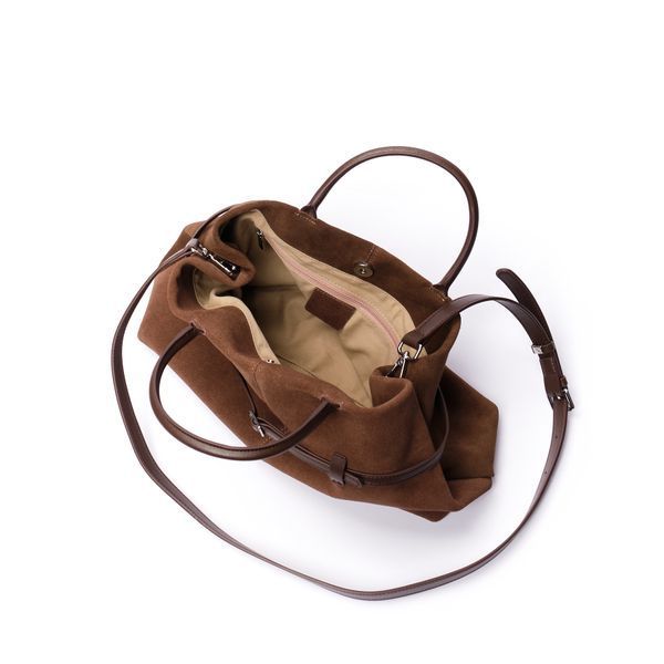 Valetta Suede Bag. Жіноча сумка темно-коричнева з натуральної замші  [Передзамовлення. Надходження з 7 вересня]  VSB4 фото